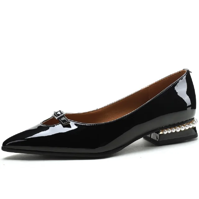 dress loafers shoes color black size 6 for women