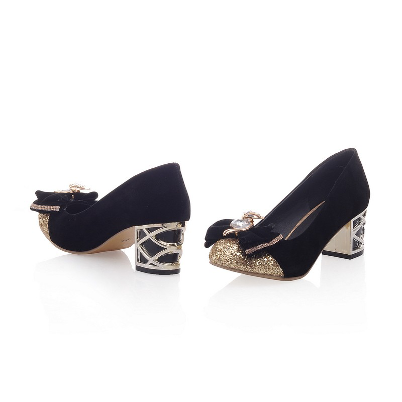 party pumps shoes color black size 5.5 for women