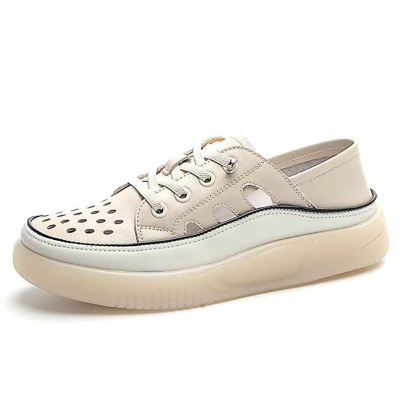 slip on shoes color beige size 5 for women