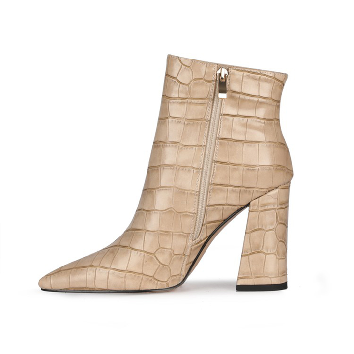 winter booties color apricot size 5.5 for women