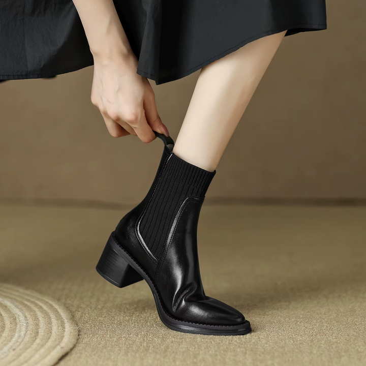autumn boots color apricot size 7.5 for women