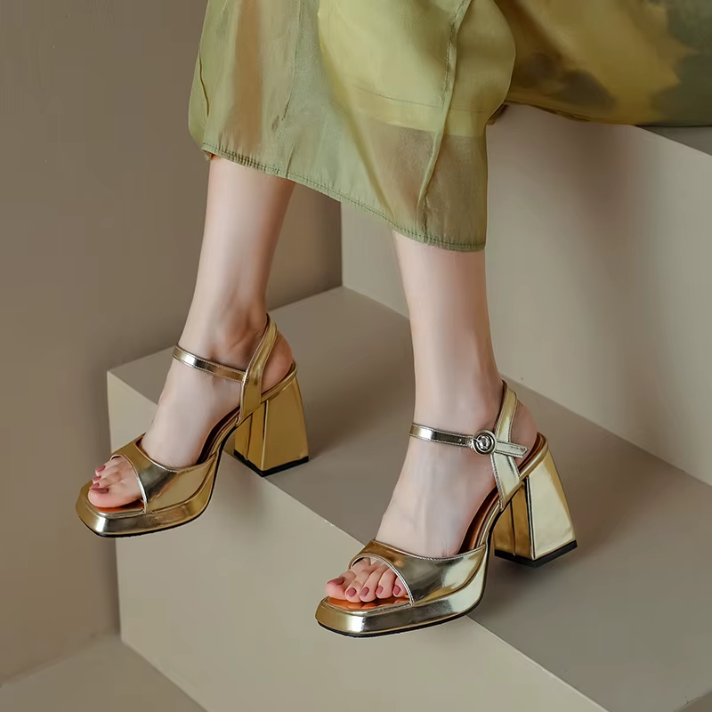 dress sandals color gold size 7 for women
