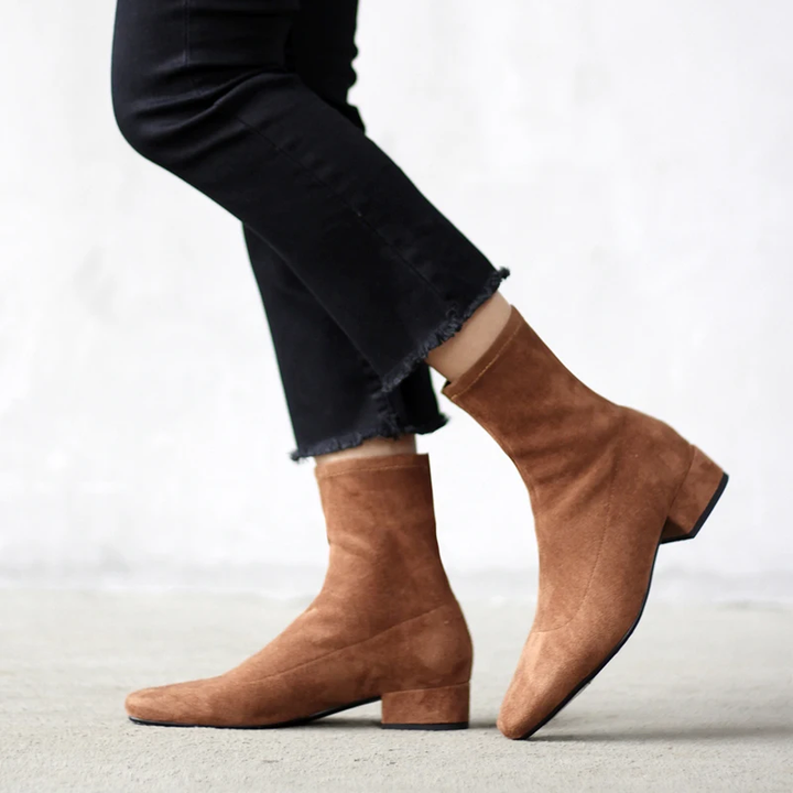 autumn boots color coffee size 6 for women