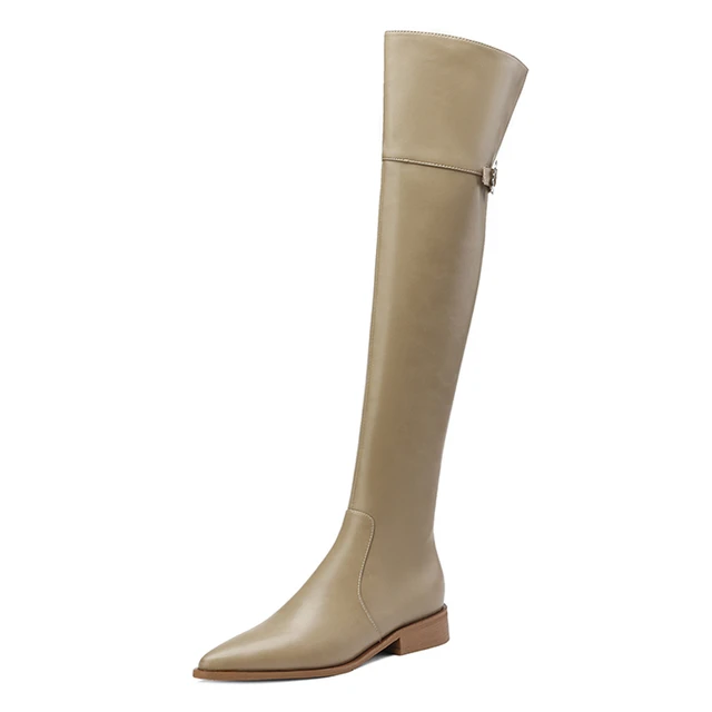 autumn boots color apricot size 5 for women