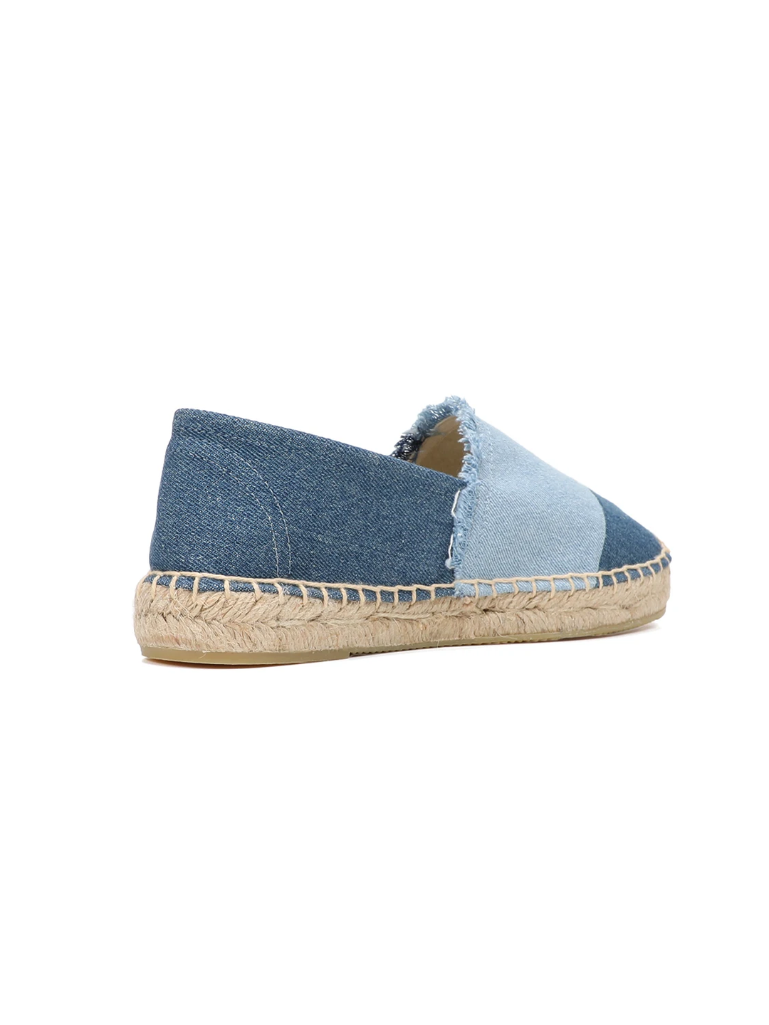 flats espadrilles color blue size 6 for women