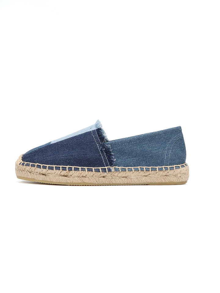 pointed toe espadrilles color blue size 7 for women