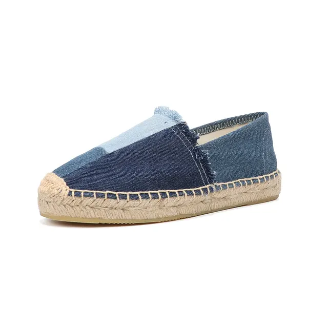 espadrilles color blue size 5 for women