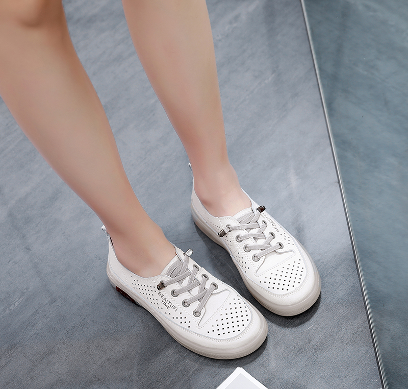 breathable sneaker color white size 6 for women