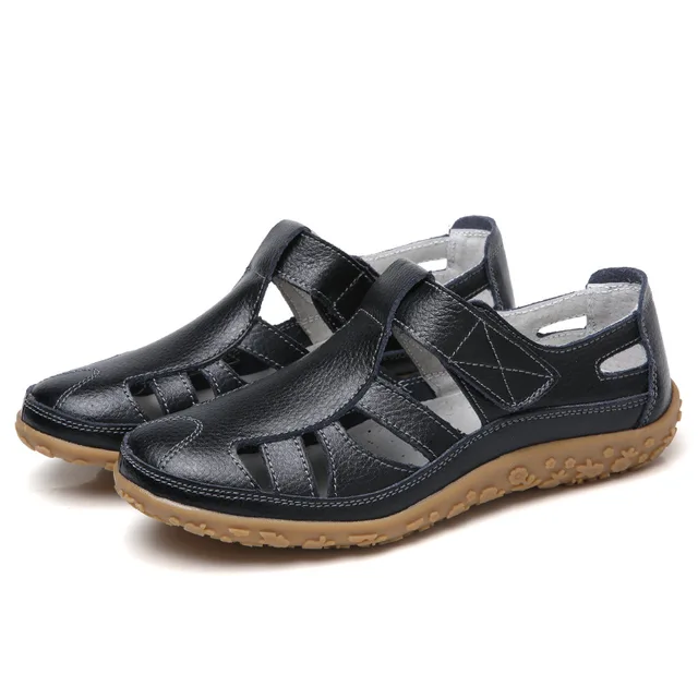 platform sandals color black size 5.5 for women
