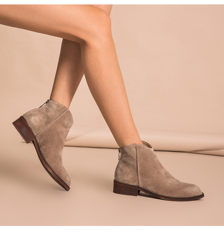 USS Shoes Dana Women's Zipper Leather Booties