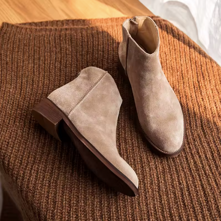 USS Shoes Dana Women's Zipper Leather Booties