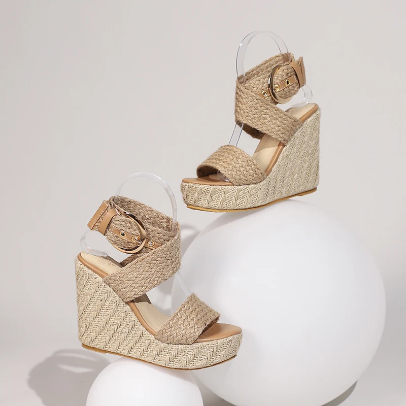 USS Shoes Doris Women's Wedges Hemp Sandals