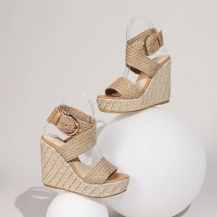 USS Shoes Doris Women's Wedges Hemp Sandals
