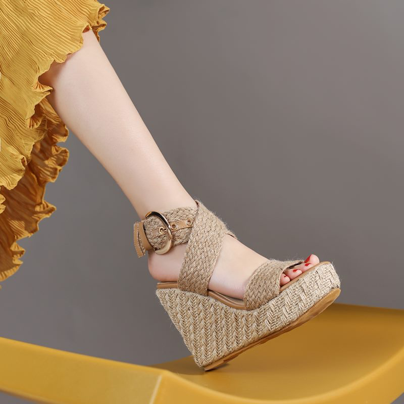USS Shoes Doris Women's Wedges Hemp Sandals