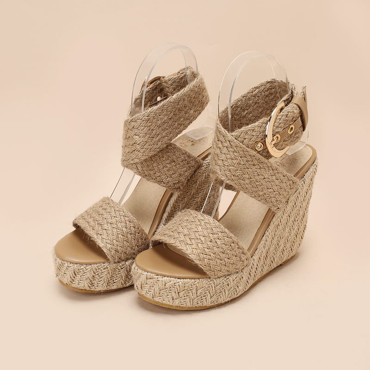 USS Shoes Doris Women's Wedges Hemp Sandals