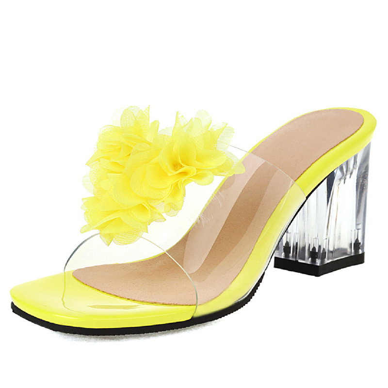 dress sandals color yellow size 5.5 for women
