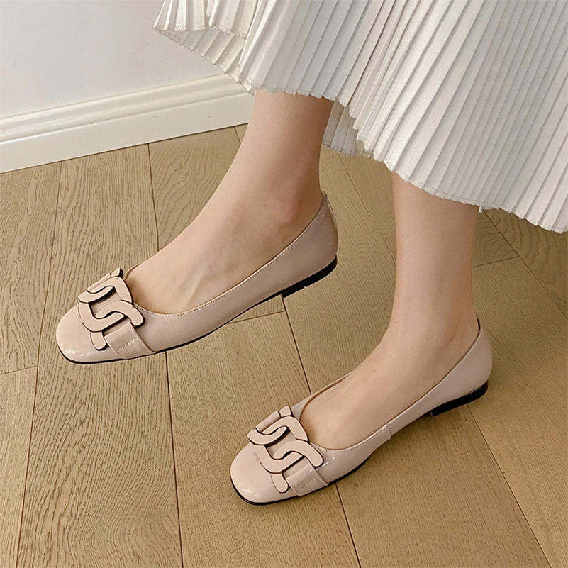 slip on flats shoes color pink size 10 for women