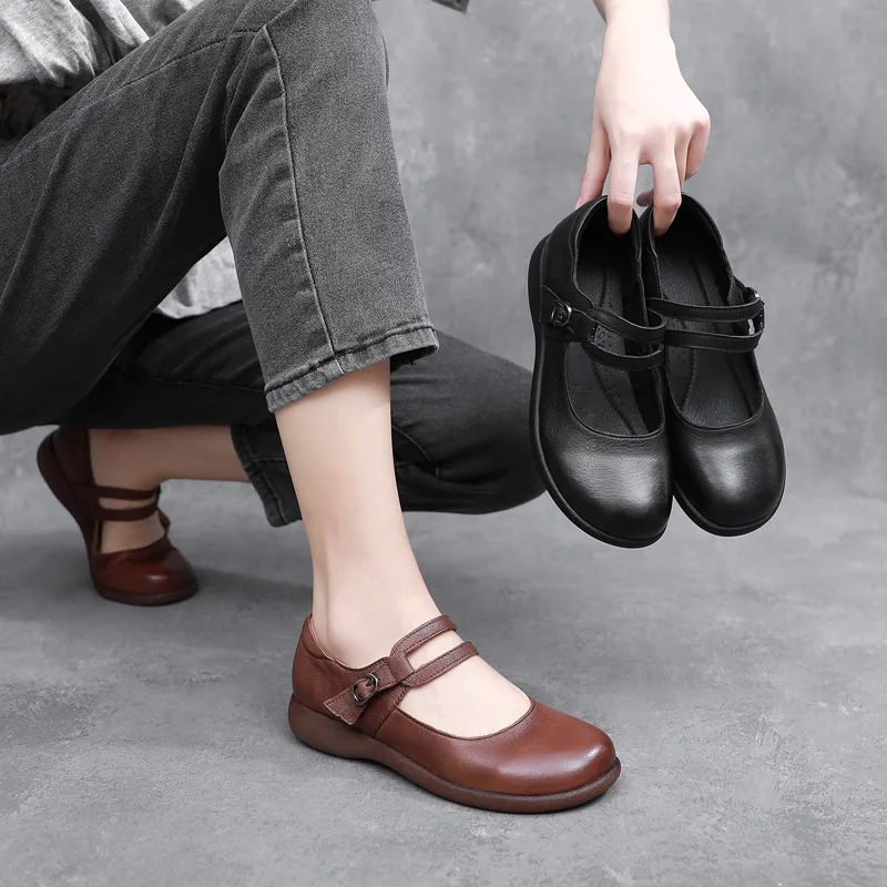 leather loafers color brown size 8 for women