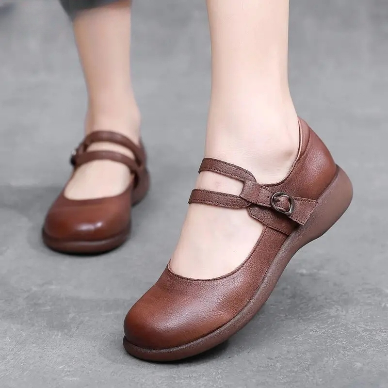 office loafer shoes color brown size 8 for women
