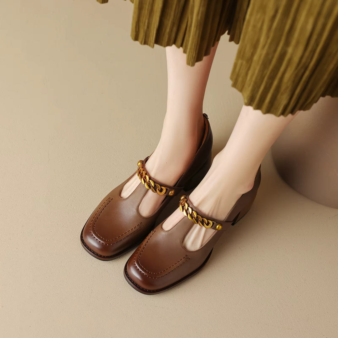 autumn pumps color brown size 6 for women