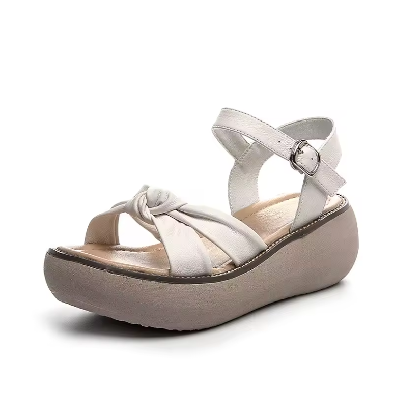 USS Shoes Elmi Women's Handmade Butterfly Knot Casual Platform Sandals