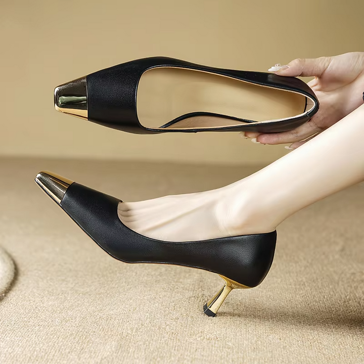 autumn pumps color black size 5 for women