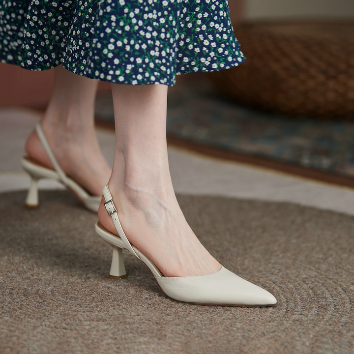 office pumps shoe color beige size 8.5 for women