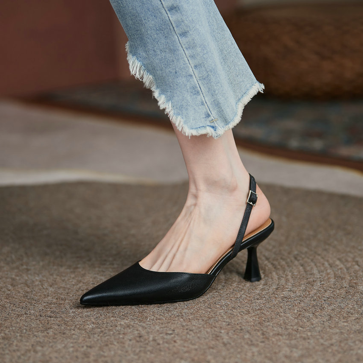 dress pumps shoes color black size 5 for women