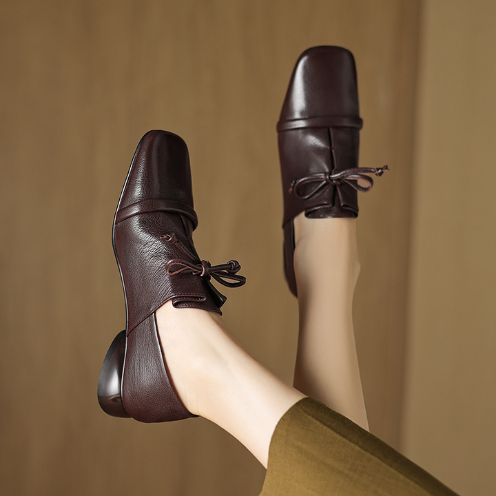 slip on loafers color brown size 6 for women