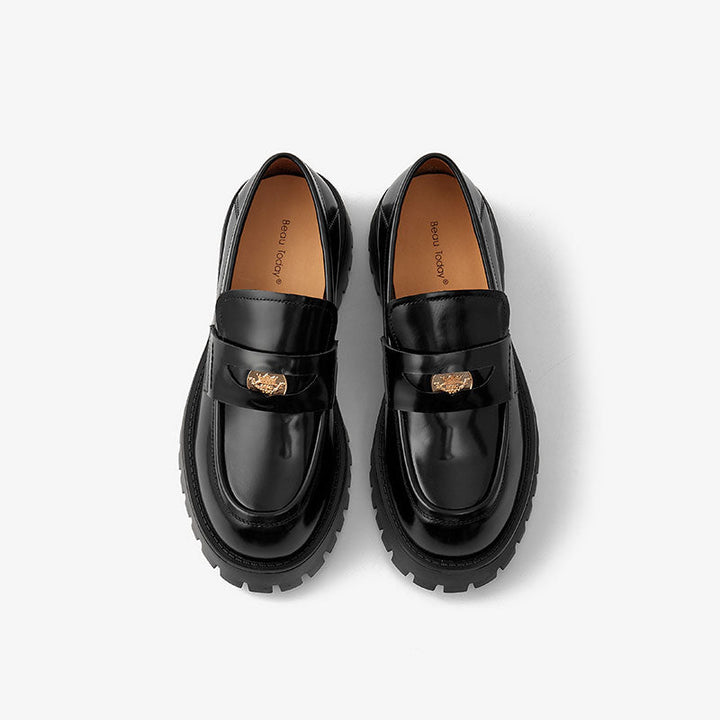dress loafer shoes color black size 6.5 for women
