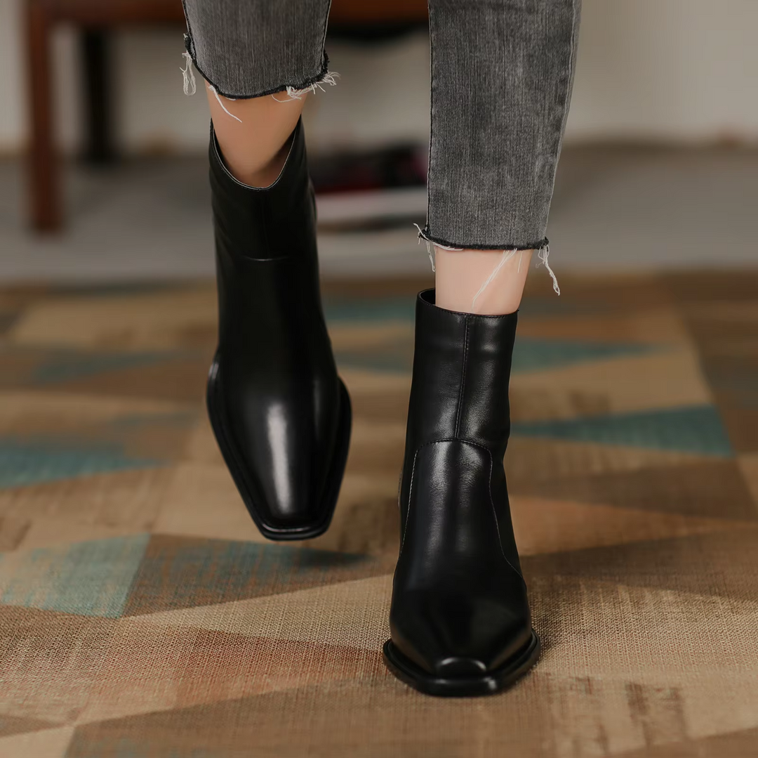office boots color black size 7.5 for women