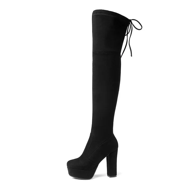 long boots color black size 5.5 for women