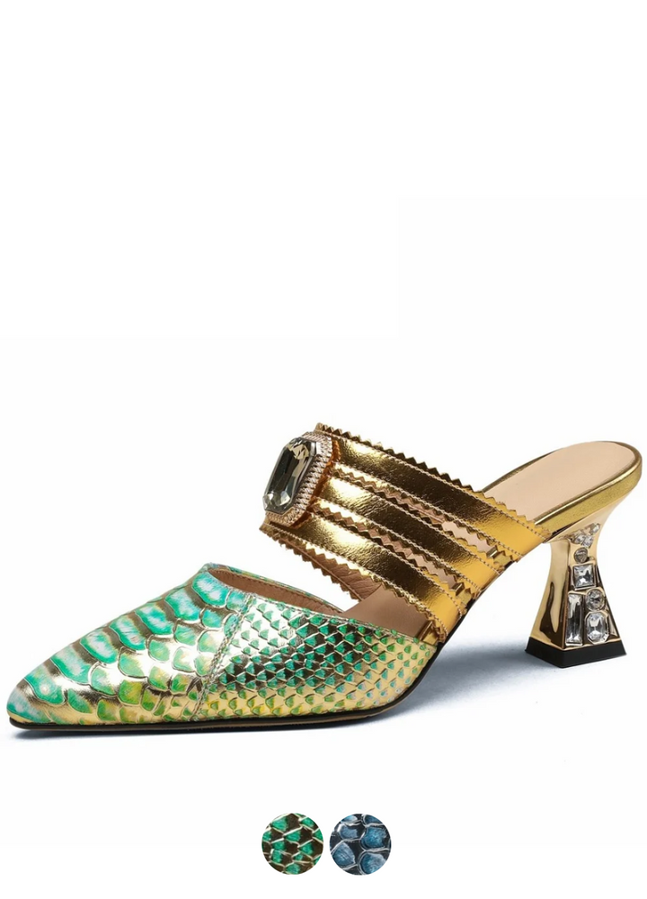 USS Shoes Francys Women's High Heel Dress Mules