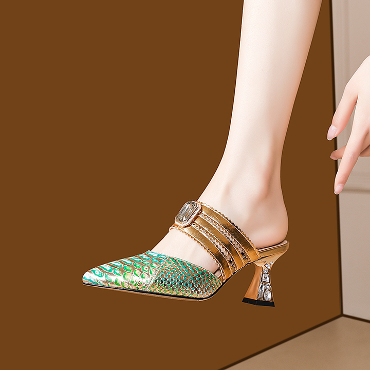 USS Shoes Francys Women's High Heel Dress Mules