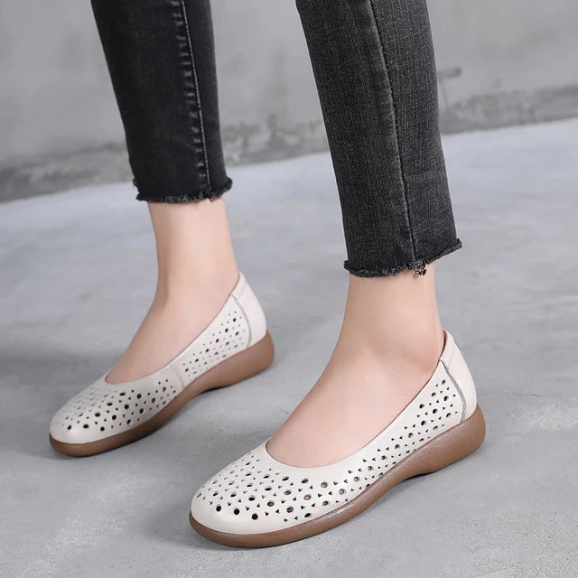 summer loafer color white size 6.5 for women