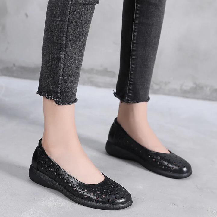 work loafer shoes color black size 7 for women
