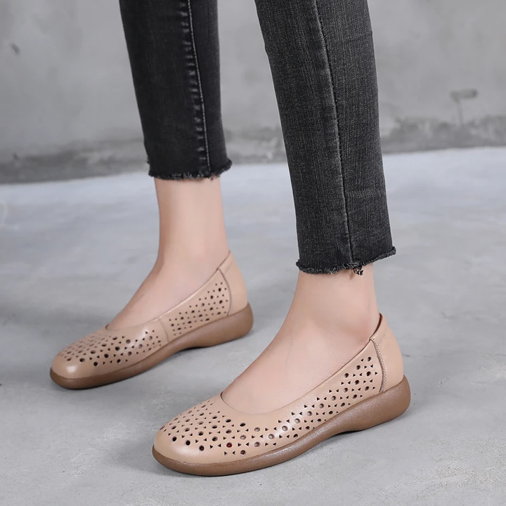 slip on loafer color khaki size 6 for women