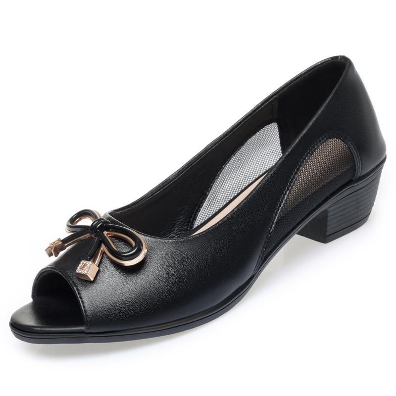 dress sandals color black size 6 for women