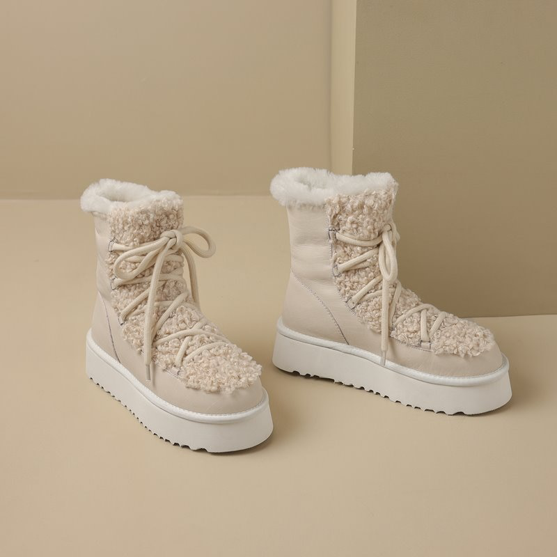 slip on boots color apricot size 7.5 for women