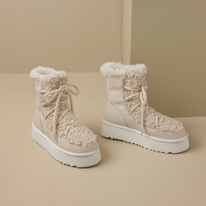 slip on boots color apricot size 7.5 for women