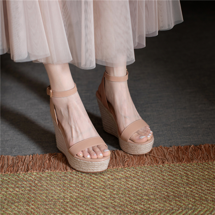 back strap sandals color nude size 8.5 for women