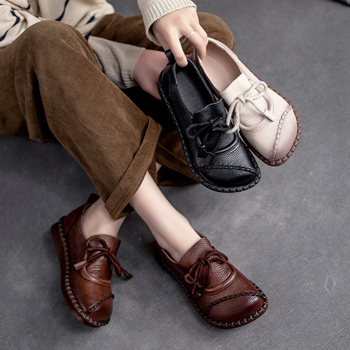 moccasin shoes color brown size 5 for women