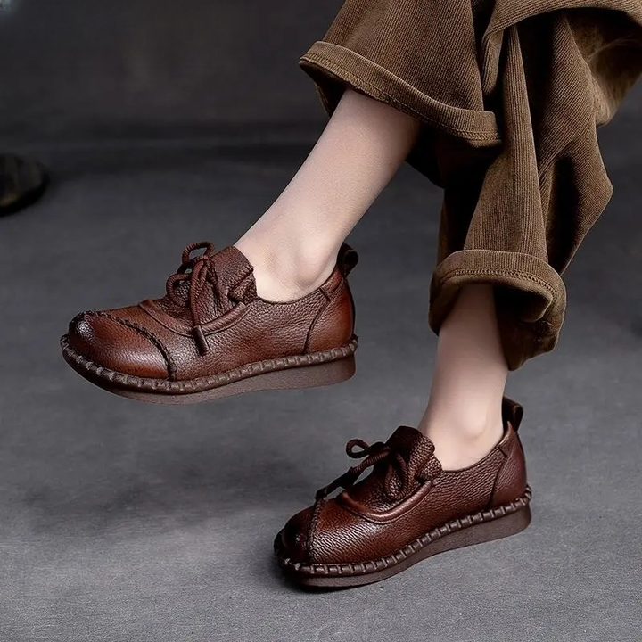 office loafers shoes color brown size 9 for women