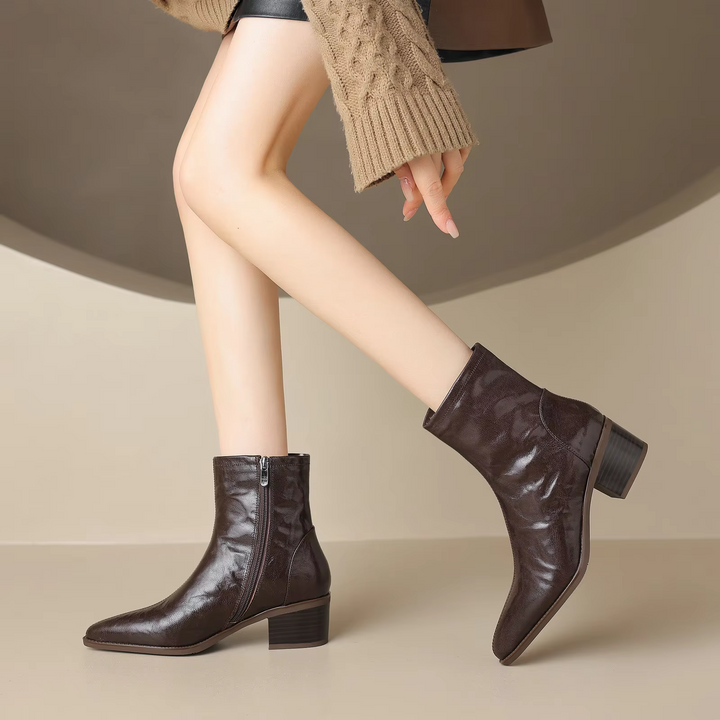 dress boots color brown size 8 for women