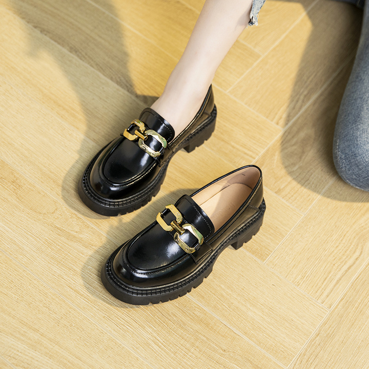 comfortable loafer shoes color black size 8.5 for women