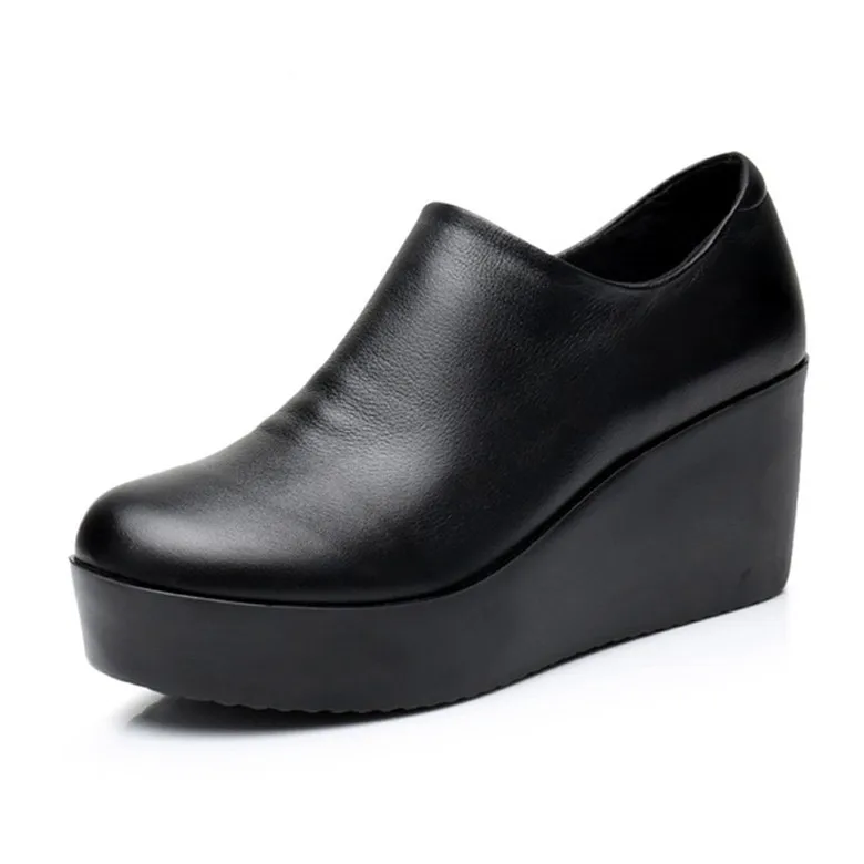 platform shoes color black size 5 for women