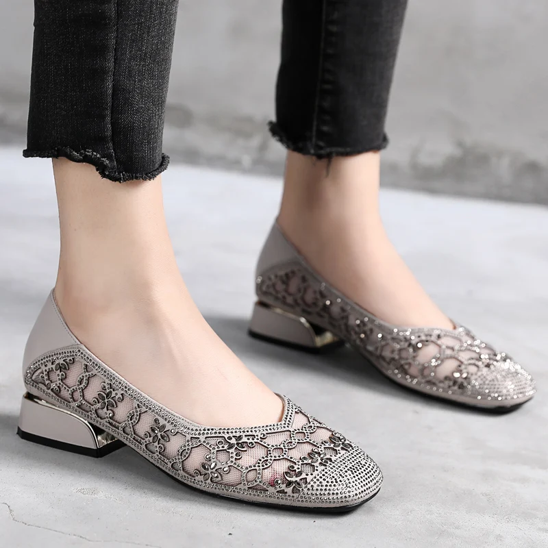 office pumps shoes color gray size 7 for women