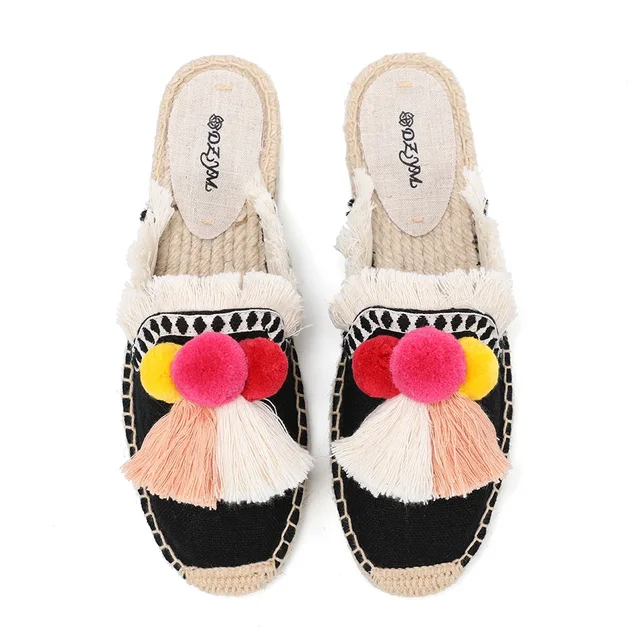 soft mules color black size 7 for women