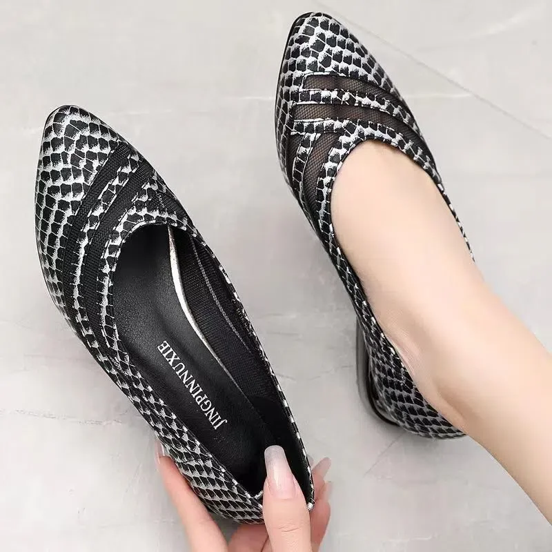 pointed toe pumps shoes color black size 6 for women