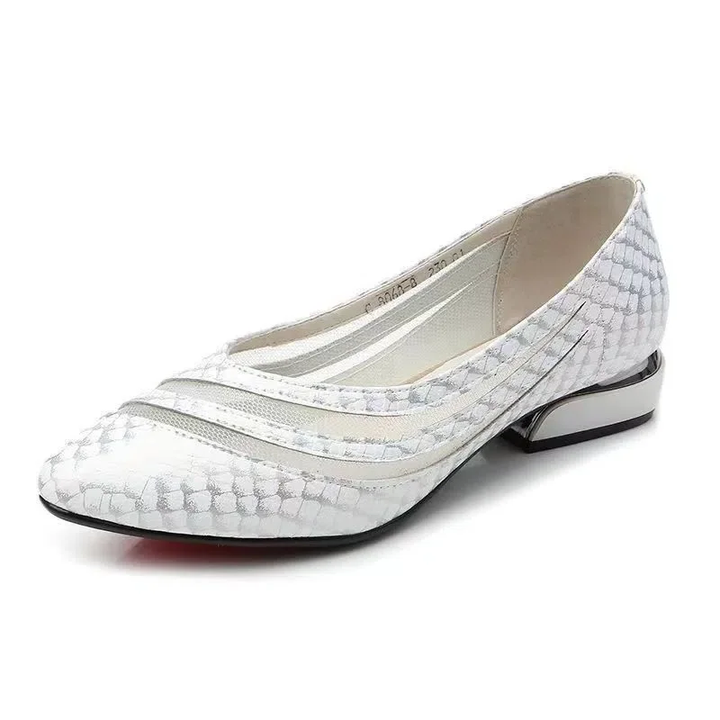 leather pumps shoes color beige size 5 for women